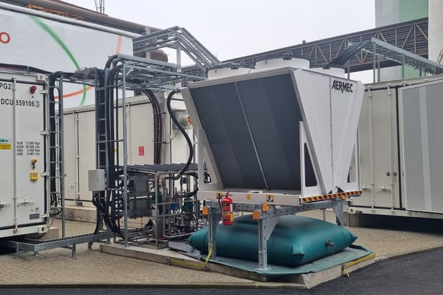 Das größte Batteriesystem in der Tschechischen Republik in Vítkovice | Foto: Martin Knitl,  Tschechischer Rundfunk