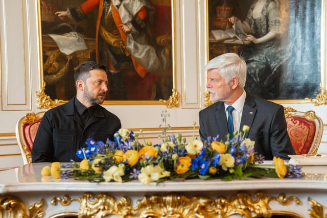Wolodymyr Selenskyj und Petr Pavel | Foto: Tomáš Fongus,  Prager Burg / Büro des Präsidenten der Republik