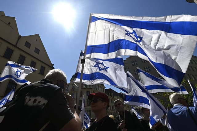 Marsch gegen Antisemitismus | Foto: Kateřina Šulová,  ČTK