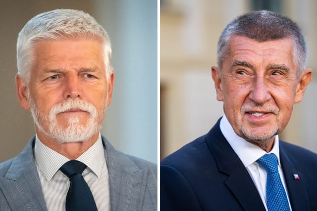 Präsident Petr Pavel  (links) und Premier Andrej Babiš | Collage: Jakub Jirásek,  Zuzana Jarolímková,  iROZHLAS.cz