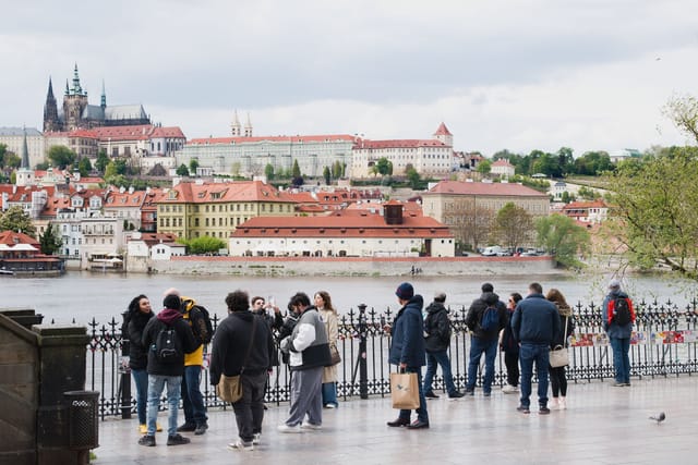 Touristen in Prag | Foto: Barbora Navrátilová,  Radio Prague International