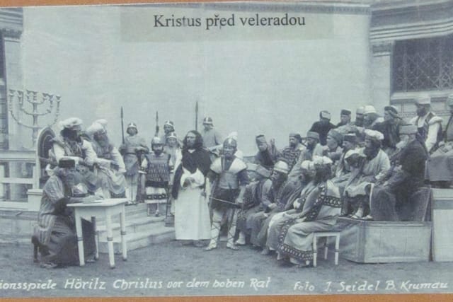 Passionspiele in Hořice 1923 | Foto: Zdeněk Zajíček,  Czech Radio