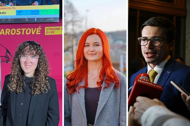 Junge Kandidaten für das Unterhaus,  von links: Julie Smejkalová  (STAN),  Katerina Demetrashvili  (Piraten) und František Talíř  (KDU-ČSL) | Collage: iROZHLAS.cz