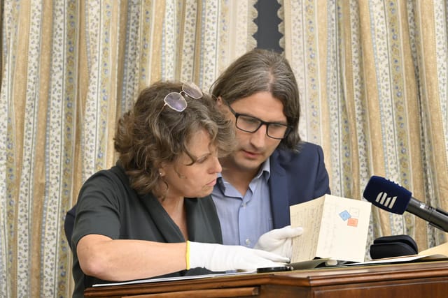 Dagmar Hájková und Milan Vojáček | Foto: Khalil Baalbaki,  Tschechischer Rundfunk