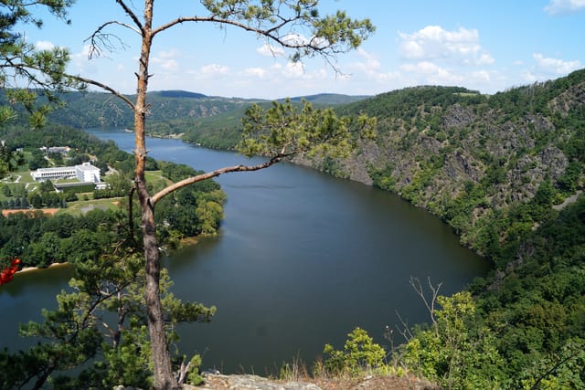 Aussichtspunkt Weißer Felsen / Bílá skála | Foto: Miloš Turek,  Radio Prague International