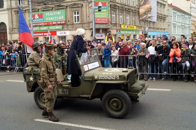 Feiern der Freiheit in Pilsen  (Foto: Archiv des Tschechischen Rundfunks - Radio Prag)