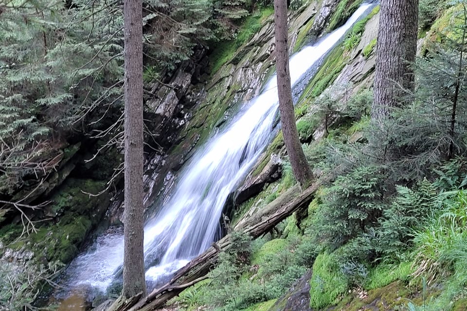 Wasserfall Bílá strž | Foto: Hana Slavická,  Radio Prague International