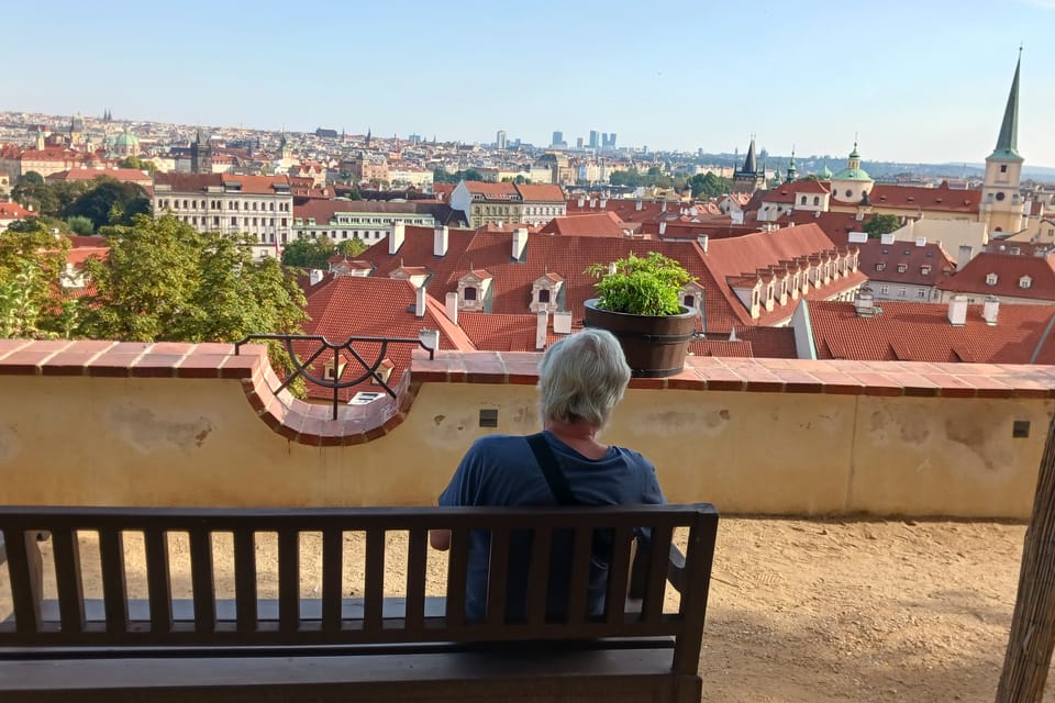 Blick auf Prag vom Kleinen Pálffy-Garten | Foto: Lenka Žižková, Radio Prague International Blick auf Prag vom Kleinen Pálffy-Garten | Foto: Lenka Žižková, Radio Prague International