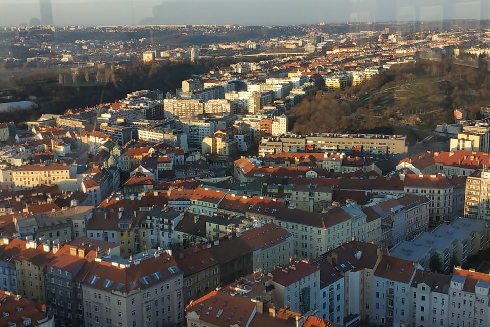 Blick vom Fernsehturm | Foto: Štěpánka Budková, Radio Prague International Blick vom Fernsehturm | Foto: Štěpánka Budková, Radio Prague International