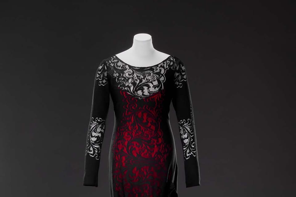 "Flamenco"-Kleid, 2017 | Foto: Uměleckoprůmyslové muzeum "Flamenco"-Kleid, 2017 | Foto: Uměleckoprůmyslové muzeum