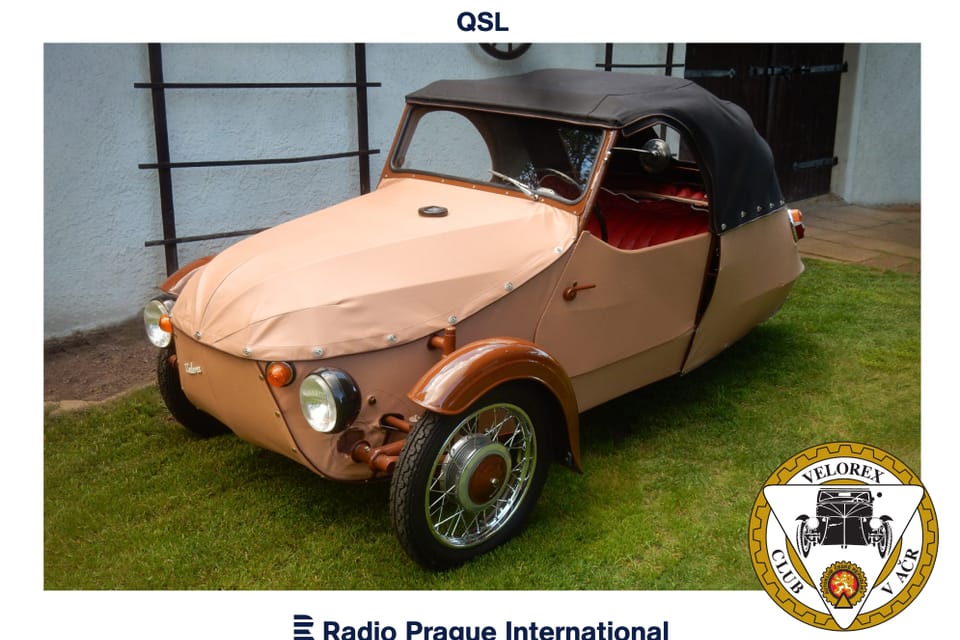 Motorisiertes Dreirad Velorex 16/350, ein Werk der Brüder František und Mojmír Stránský produziert von 1951 bis 1971. Foto: Ladislav Šustr, Velorex Club Motorisiertes Dreirad Velorex 16/350, ein Werk der Brüder František und Mojmír Stránský produziert von 1951 bis 1971. Foto: Ladislav Šustr, Velorex Club