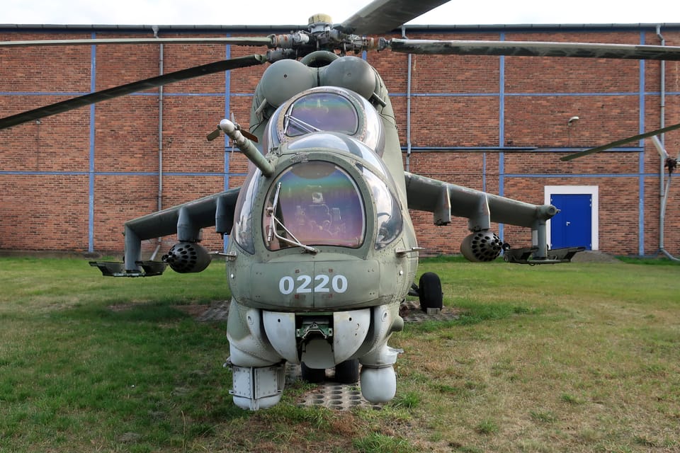 Mil Mi-24 | Foto: Štěpánka Budková, Radio Prague International Mil Mi-24 | Foto: Štěpánka Budková, Radio Prague International
