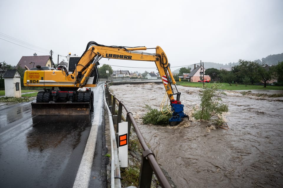 Fluss Bělá in Česká Ves | Foto: René Volfík, iROZHLAS.cz Fluss Bělá in Česká Ves | Foto: René Volfík, iROZHLAS.cz