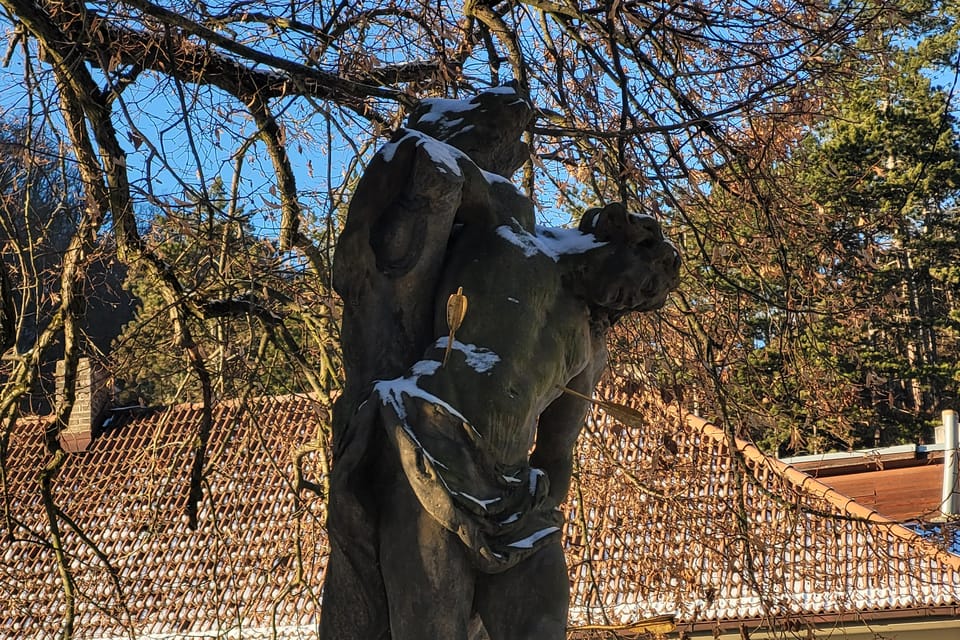 Statue des Heiligen Sebastian | Foto: Hana Slavická,  Radio Prague International