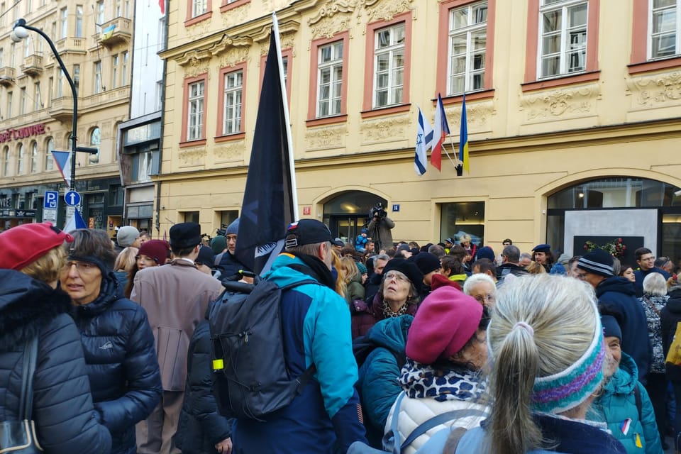 17. November 2023 in den Straßen von Prag | Foto: Igor Budykin,  Radio Prague International