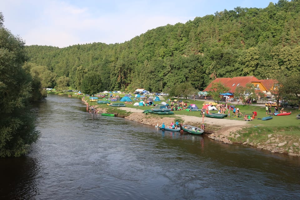 Camp für Wassersportler in Zlatá Koruna | Foto: Štěpánka Budková,  Radio Prague International