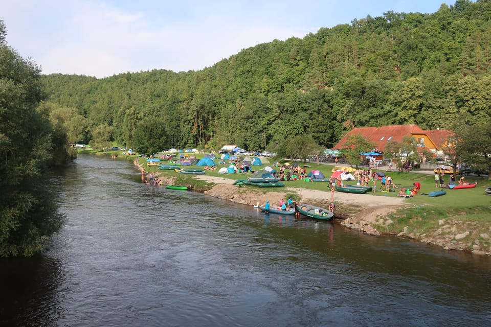 Camp für Wassersportler in Zlatá Koruna | Foto: Štěpánka Budková, Radio Prague International Camp für Wassersportler in Zlatá Koruna | Foto: Štěpánka Budková, Radio Prague International