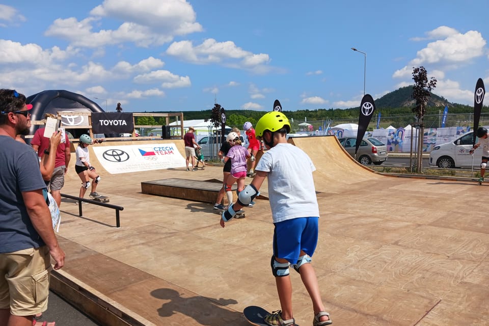 Tschechisches Olympiafest in der Stadt Most 2024 | Foto: Guillaume Narguet, Radio Prague International Tschechisches Olympiafest in der Stadt Most 2024 | Foto: Guillaume Narguet, Radio Prague International