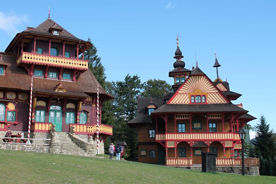 Berghütte Libušín und Hotel Maměnka | Foto: Ondřej Tomšů, Radio Prague International Berghütte Libušín und Hotel Maměnka | Foto: Ondřej Tomšů, Radio Prague International