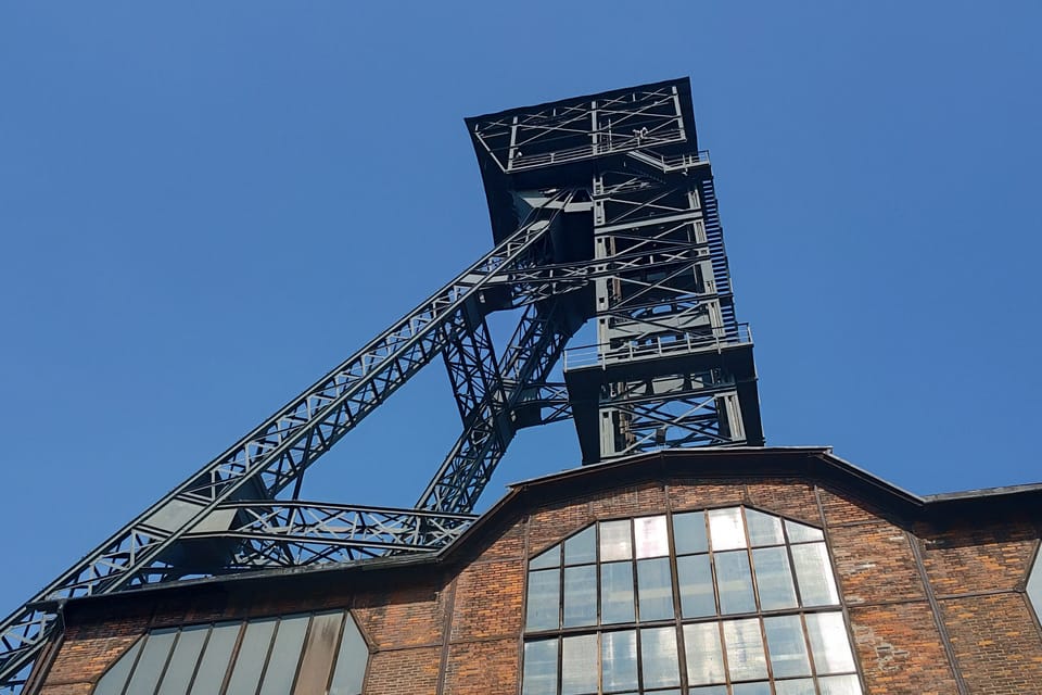 Förderturm des Bergwerks Hlubina in Ostrava | Foto: Anton Kajmakov, Radio Prague International Förderturm des Bergwerks Hlubina in Ostrava | Foto: Anton Kajmakov, Radio Prague International