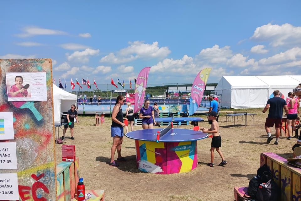Tschechisches Olympiafest in der Stadt Most 2024 | Foto: Guillaume Narguet, Radio Prague International Tschechisches Olympiafest in der Stadt Most 2024 | Foto: Guillaume Narguet, Radio Prague International