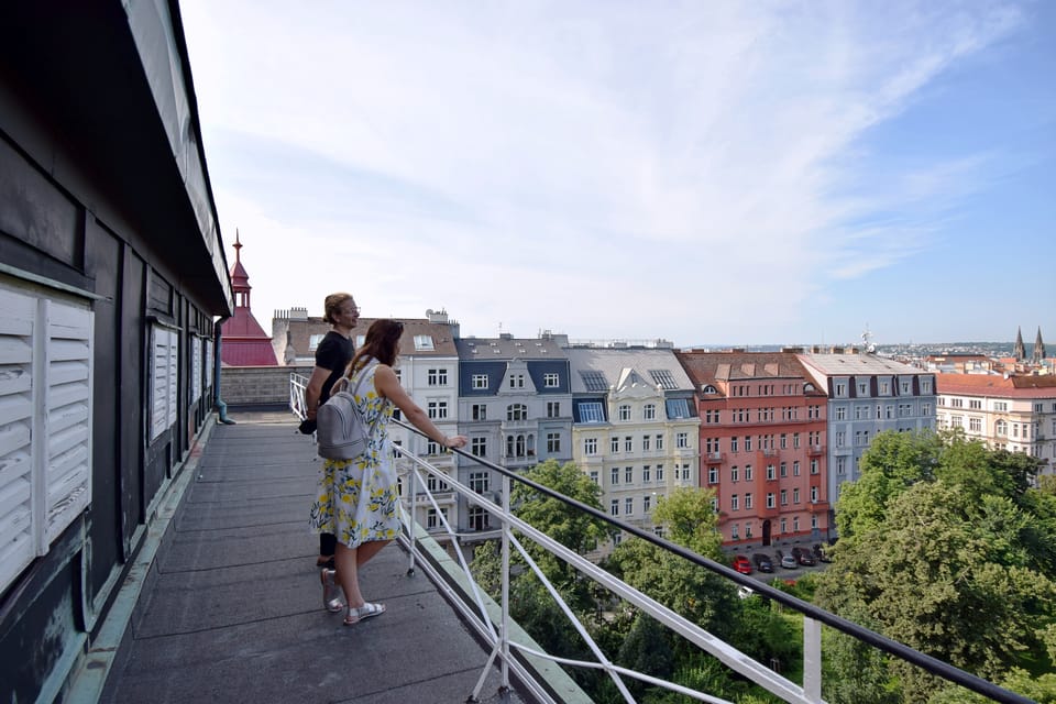 Blick von der Terrasse des Laichter-Hauses | Foto: Eliška Chocholová, Tschechischer Rundfunk Blick von der Terrasse des Laichter-Hauses | Foto: Eliška Chocholová, Tschechischer Rundfunk