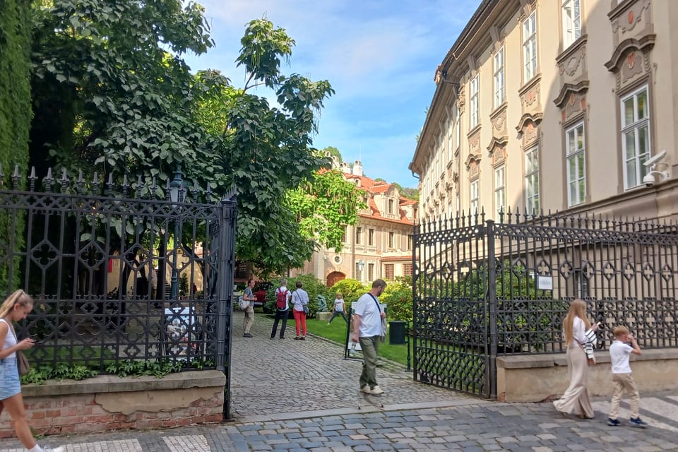 Eintritt in die Gärten der Prager Burg | Foto: Lenka Žižková,  Radio Prague International