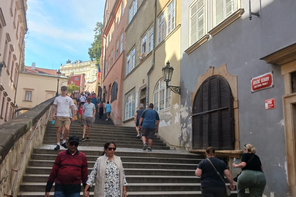 Treppe zur Burg | Foto: Lenka Žižková,  Radio Prague International