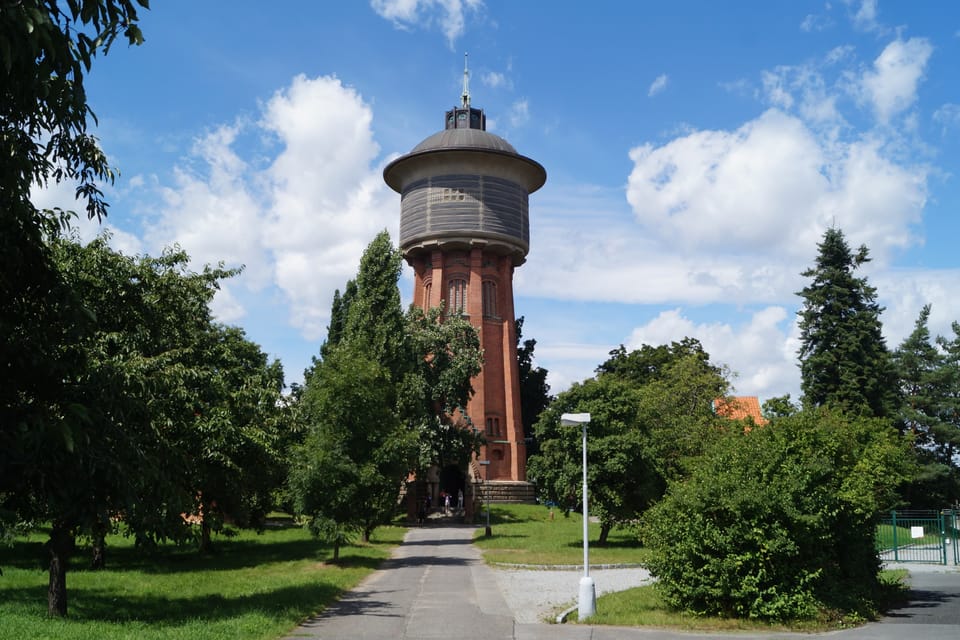Wasserturm in Prag-Michle | Foto: Radio Prague International Wasserturm in Prag-Michle | Foto: Radio Prague International