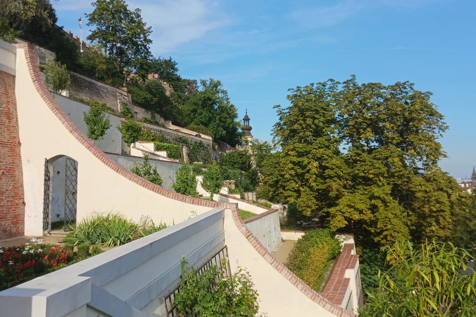 Ledeburger Garten,  Blick auf die Terrassen des Kleinen Pálffy-Gartens | Foto: Lenka Žižková,  Radio Prague International