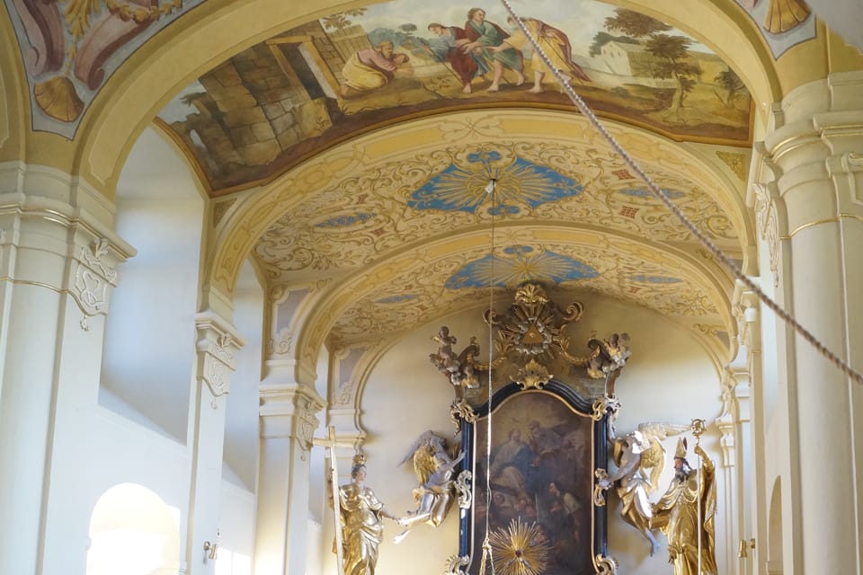 Dreifaltigkeits- und Wenzelskapelle im Schloss Ďáblice | Foto: Miloš Turek, Radio Prague International Dreifaltigkeits- und Wenzelskapelle im Schloss Ďáblice | Foto: Miloš Turek, Radio Prague International