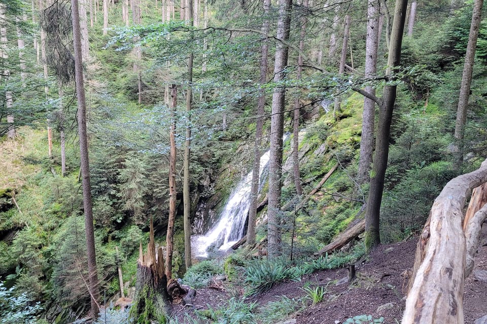 Wasserfall Bílá strž | Foto: Hana Slavická,  Radio Prague International