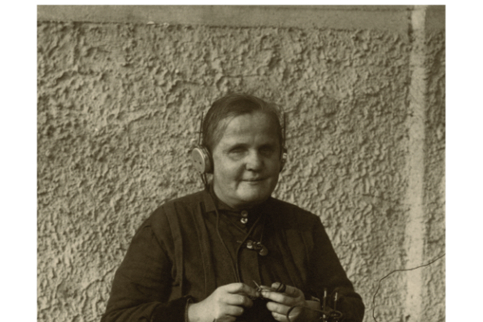 Blinde Zuhörerin Eliška Hořejší | Foto: Archiv des Tschechischen Rundfunks