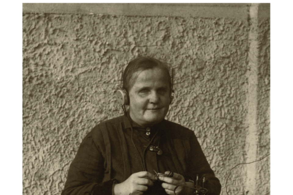 Blinde Zuhörerin Eliška Hořejší | Foto: Archiv des Tschechischen Rundfunks Blinde Zuhörerin Eliška Hořejší | Foto: Archiv des Tschechischen Rundfunks