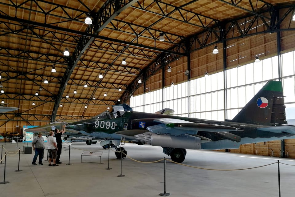 Suchoj Su-25B | Foto: Štěpánka Budková, Radio Prague International Suchoj Su-25B | Foto: Štěpánka Budková, Radio Prague International