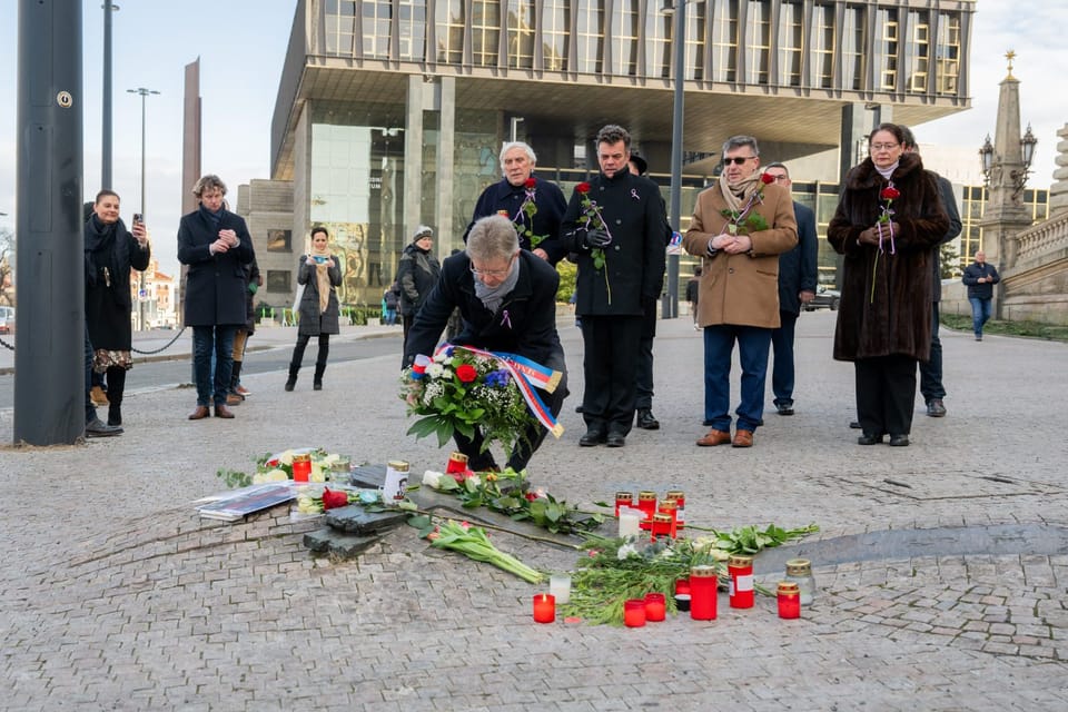 Pieta zum Jahrestag der Verbrennung von Jan Palach | Foto: Zuzana Jarolímková,  iROZHLAS.cz