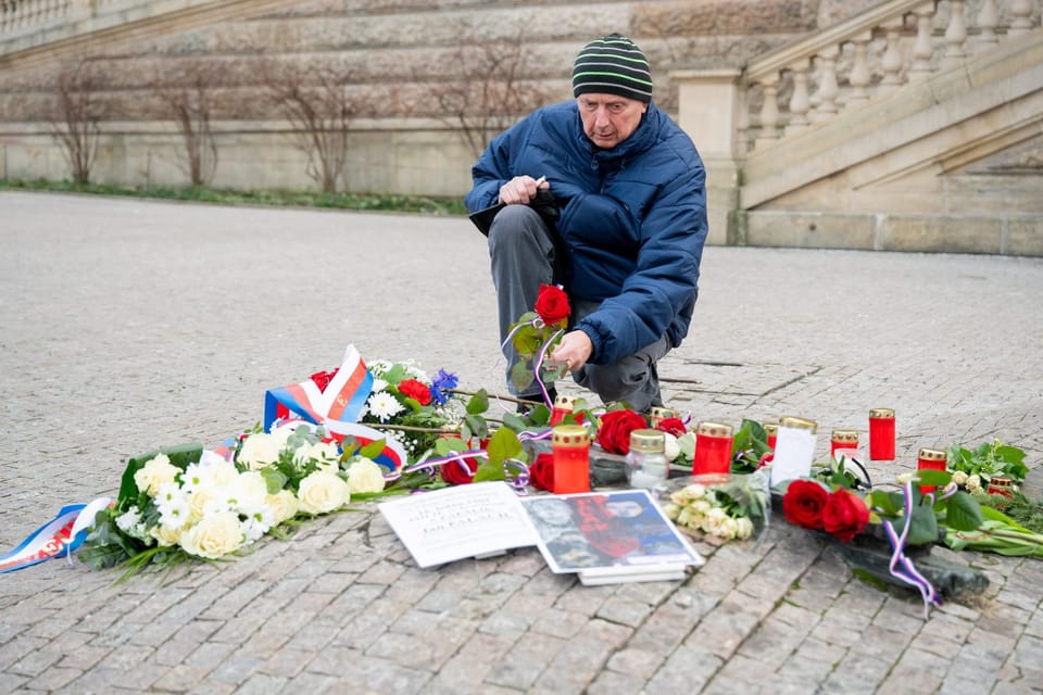 Pieta zum Jahrestag der Verbrennung von Jan Palach | Foto: Zuzana Jarolímková, iROZHLAS.cz Pieta zum Jahrestag der Verbrennung von Jan Palach | Foto: Zuzana Jarolímková, iROZHLAS.cz