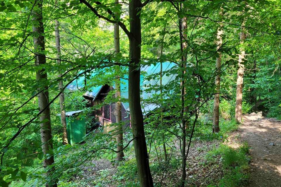 Tramp-Siedlung Verlorene Hoffnung (Osada Ztracená naděje) | Foto: Hana Slavická, Radio Prague International Tramp-Siedlung Verlorene Hoffnung (Osada Ztracená naděje) | Foto: Hana Slavická, Radio Prague International