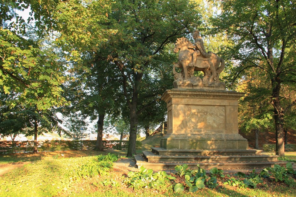 Reiterstatue des Fürsten Wenzel auf dem Vyšehrad | Foto: Barbora Němcová,  Radio Prague International