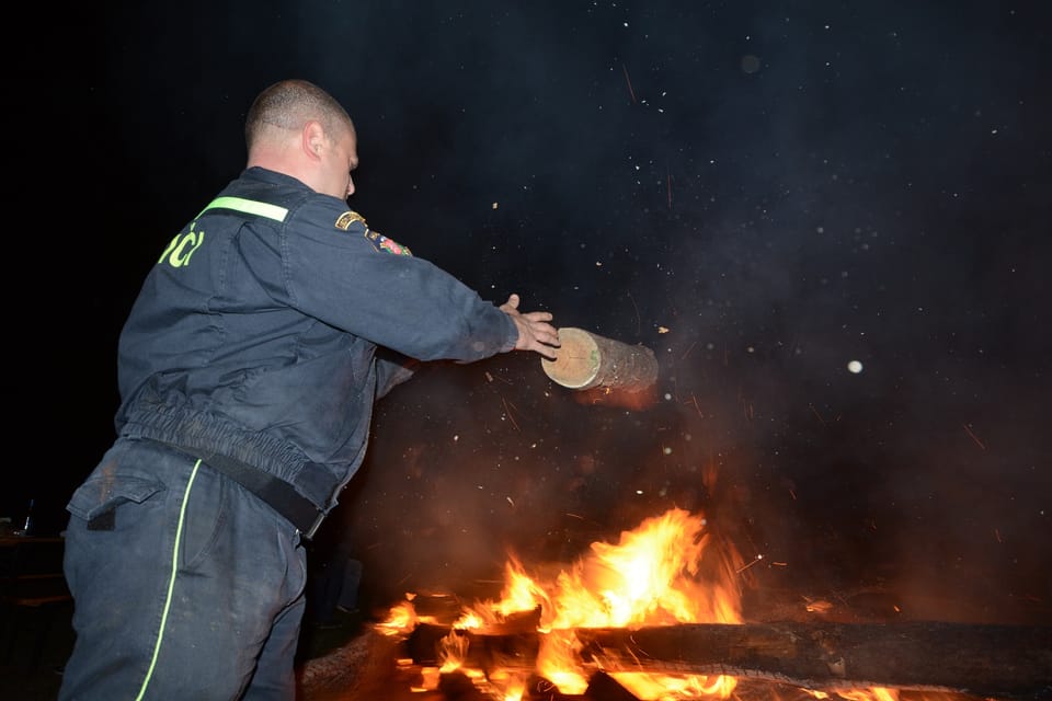 Walpurgisnacht im Dorf Liběchov  | Foto: Eva Turečková,  Radio Prague International