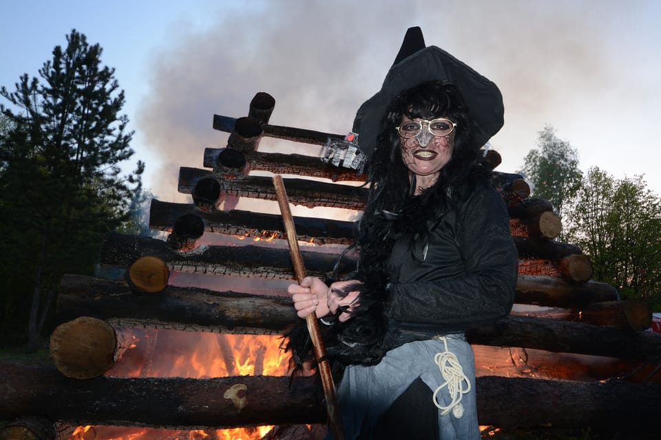 Walpurgisnacht im Dorf Liběchov  | Foto: Eva Turečková,  Radio Prague International