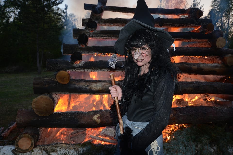 Walpurgisnacht im Dorf Liběchov  | Foto: Eva Turečková,  Radio Prague International