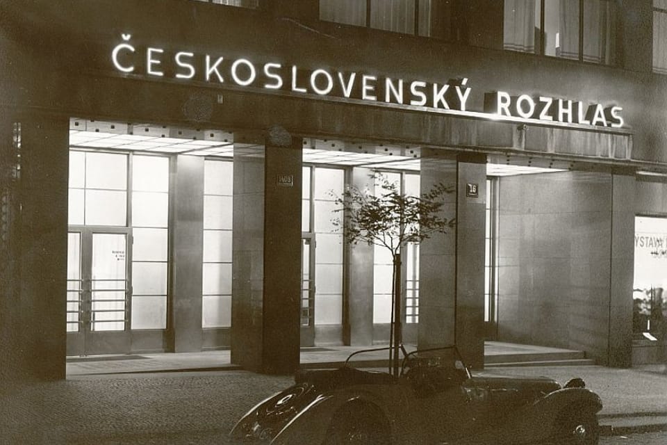 Das Gebäude des Tschechoslowakischen Rundfunks in der Vinohradská Straße in Prag (1930) | Foto: Archiv des Tschechischen Rundfunks Das Gebäude des Tschechoslowakischen Rundfunks in der Vinohradská Straße in Prag (1930) | Foto: Archiv des Tschechischen Rundfunks