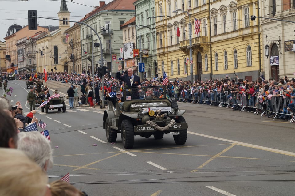 Konvoi der Freiheit in Pilsen  | Foto: Miloš Turek,  Radio Prague International