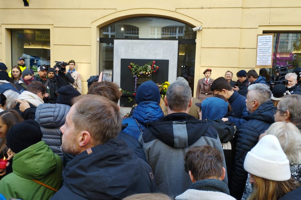 17. November 2023 in den Straßen von Prag | Foto: Igor Budykin,  Radio Prague International