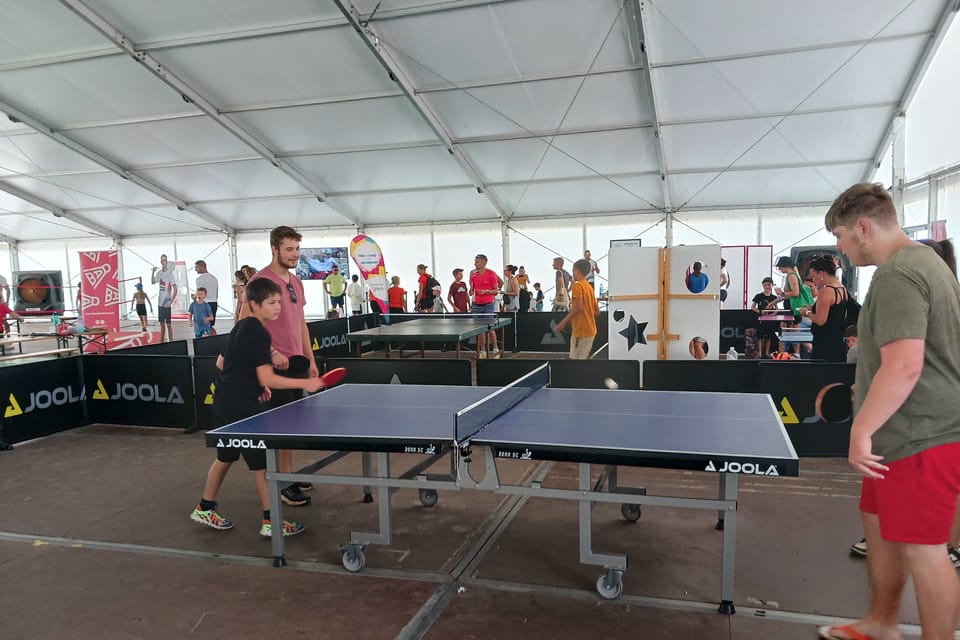 Tschechisches Olympiafest in der Stadt Most 2024 | Foto: Guillaume Narguet, Radio Prague International Tschechisches Olympiafest in der Stadt Most 2024 | Foto: Guillaume Narguet, Radio Prague International