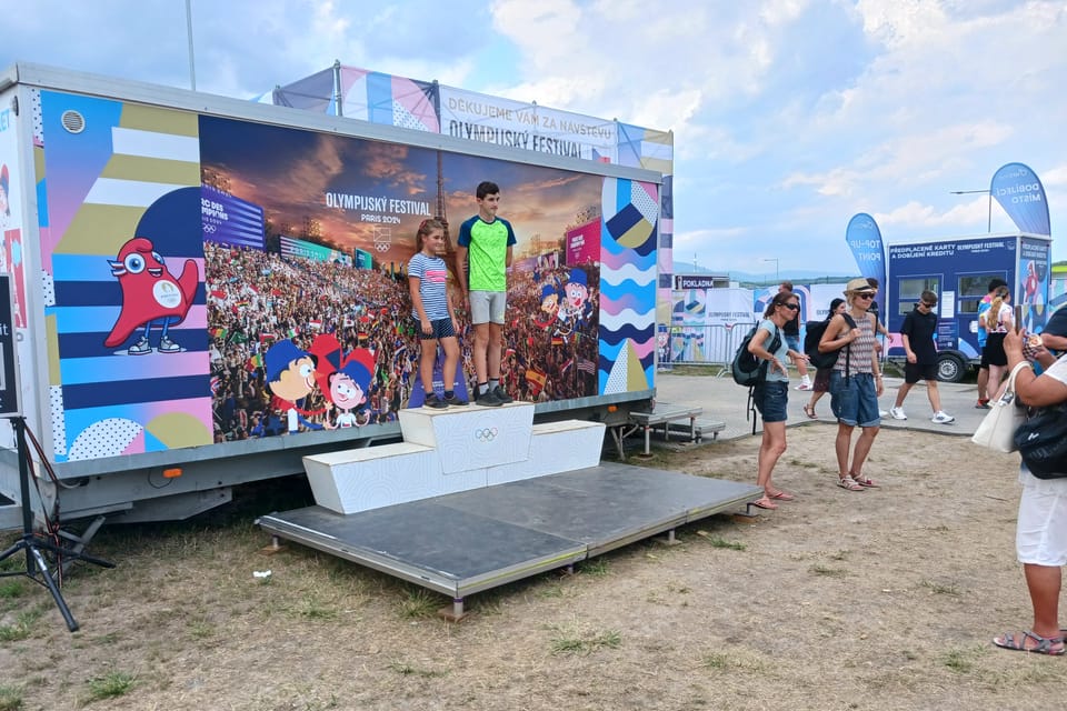 Tschechisches Olympiafest in der Stadt Most 2024 | Foto: Guillaume Narguet, Radio Prague International Tschechisches Olympiafest in der Stadt Most 2024 | Foto: Guillaume Narguet, Radio Prague International