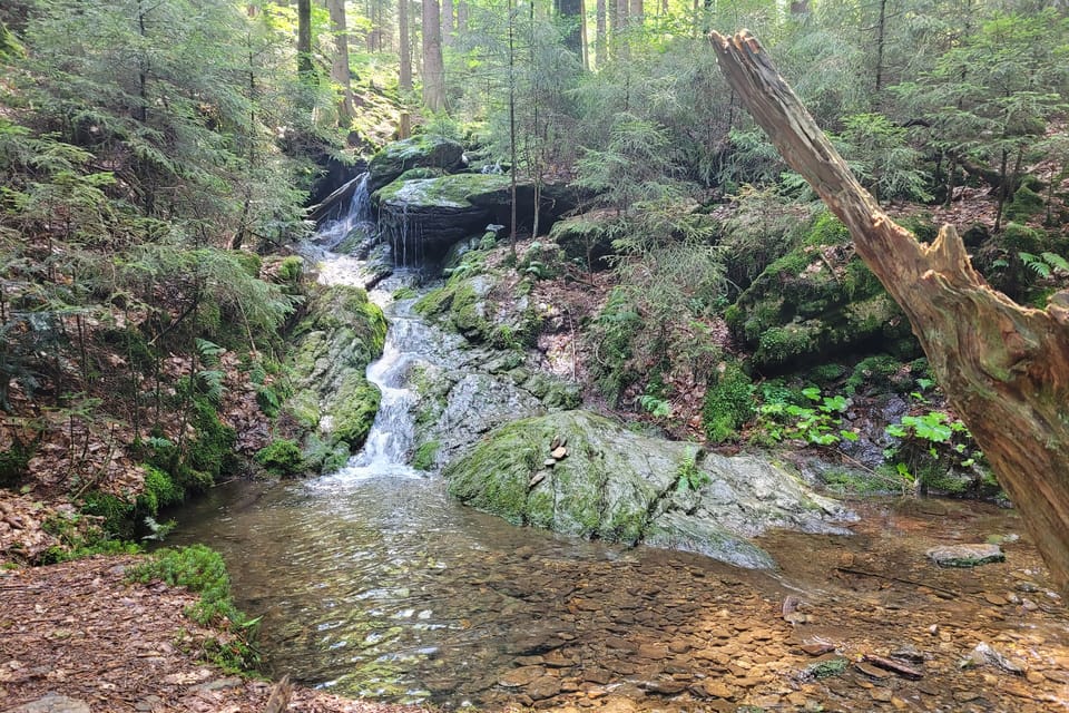 Wasserfall Lukášovy vodopády | Foto: Hana Slavická, Radio Prague International Wasserfall Lukášovy vodopády | Foto: Hana Slavická, Radio Prague International