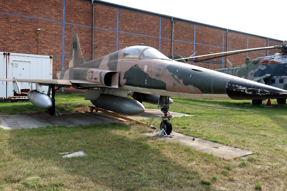 Northrop F-5E Tiger II | Foto: Štěpánka Budková, Radio Prague International Northrop F-5E Tiger II | Foto: Štěpánka Budková, Radio Prague International