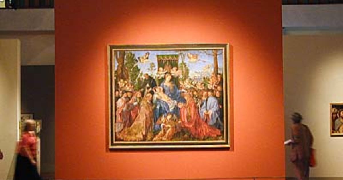 Kunstdruck ‚Rosenkranzfest‘ Von Albrecht Dürer – 80x60 Cm, Fine-Art Print Auf Hochglanz